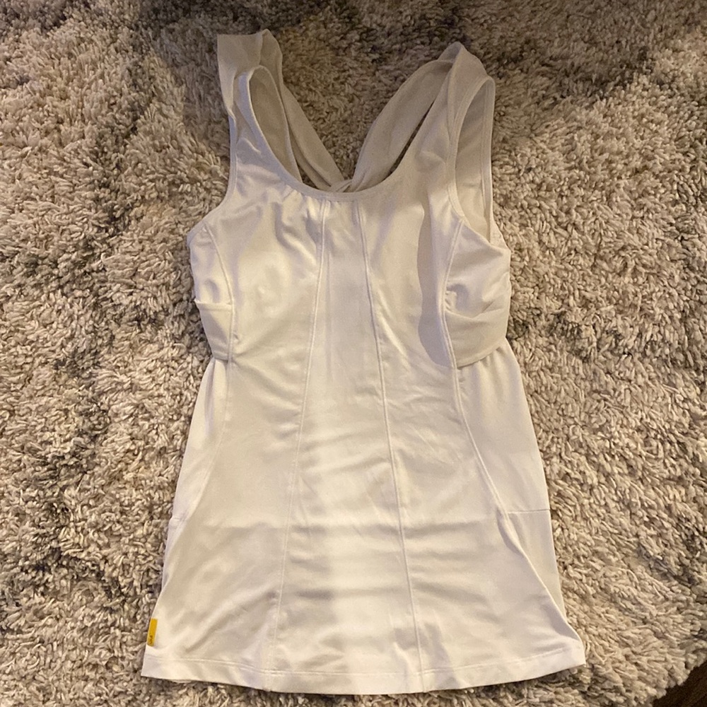 Lole White Workout Top